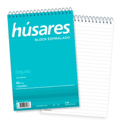 BLOCK HUSARES ESP ESQUELA x 80hjs RY