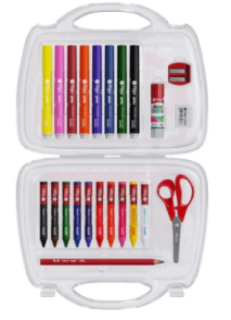 VALIJA FILGO PINTO Peque&ntilde;os artistas / ESTUCHE PLASTICO x 28u