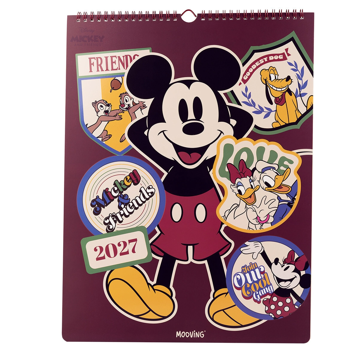 AGENDA MOOVING CALENDARIO 30x40 MICKEY & FRIENDS 2027