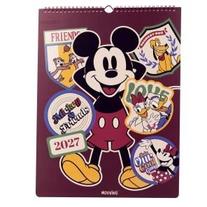 AGENDA MOOVING CALENDARIO 30x40 MICKEY & FRIENDS 2027
