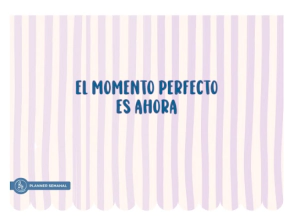 PLANNER RY A5 21x25cm MIX MOMENTO SEMANAL x 50hjs