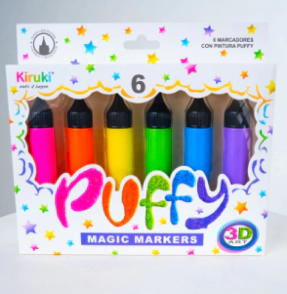 MARCADOR KIRUKI PUFFY 3D x 6u