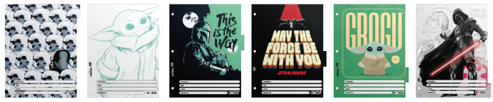 SEPARADOR MOOVING N�3 STAR WARS x 6hjs