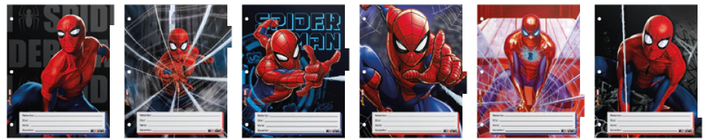 SEPARADOR MOOVING N�3 SPIDERMAN x 6hjs