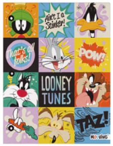 CARPETA MOOVING TAPA N&ordm;3 LOONEY TUNES