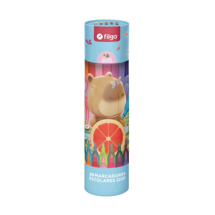MARCADOR FILGO ESCOLAR 2220 FANTASIA CAPYBARA x 20u