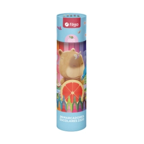 MARCADOR FILGO ESCOLAR 2220 FANTASIA CAPYBARA x 20u