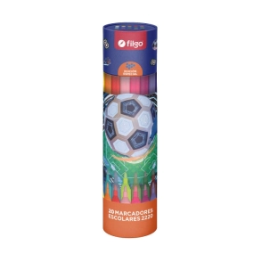 MARCADOR FILGO ESCOLAR 2220 FANTASIA FUTBOL x 20u