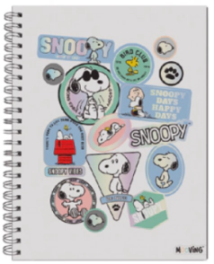 CUADERNO MOOVING A4 T/D x 96hjs SNOOPY RY