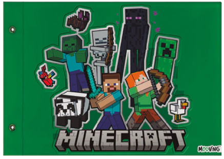 CARPETA MOOVING TAPA N�5 MINECRAFT