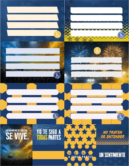 ROTULOS RY x 8u + STICKERS