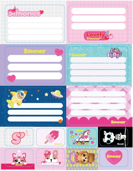 ROTULOS RY x 8u + STICKERS