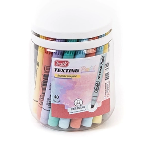 RESALTADOR TRABI TEXTING PASTEL x 40u SURT