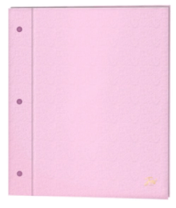 CARPETA FW N&ordm;3 TAPA FORRADA PP PASTEL