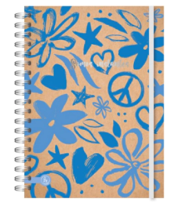 CUADERNO RY 15x21cm  KRAFT BULLET GRACIAS x 80hjs RY NAT