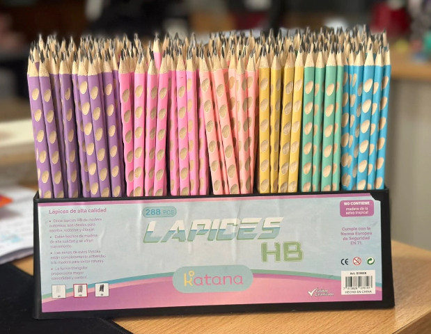 LAPIZ GRAFITO KATANA PASTEL DISPLAY x 288u