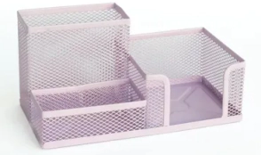ORGANIZADOR VALUES ALAMBRE 3 CAV. PASTEL LILA