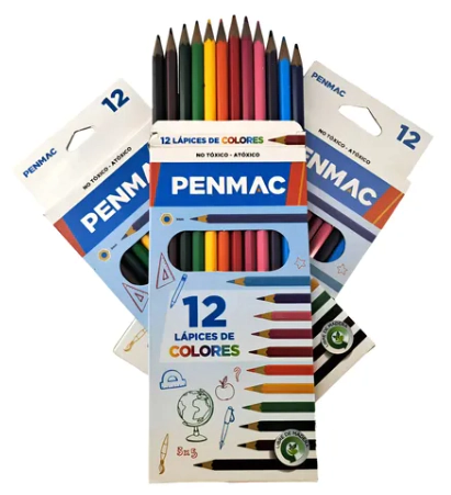 PROMO PENMAC LAPICES COLOR x 12L BULTO 120u
