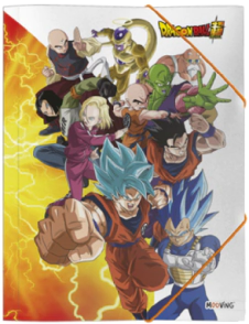 CARPETA MOOVING OF 3 SOLAPAS DRAGON BALL