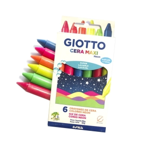 PINTURITAS GIOTTO CERA NEON x 6u