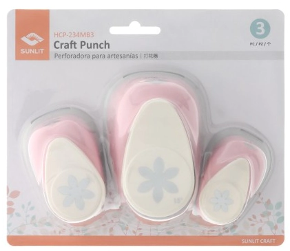 IBI CRAFT PERFORADORA SET MARGARITAS x 3u (16mm 25mm 38mm)
