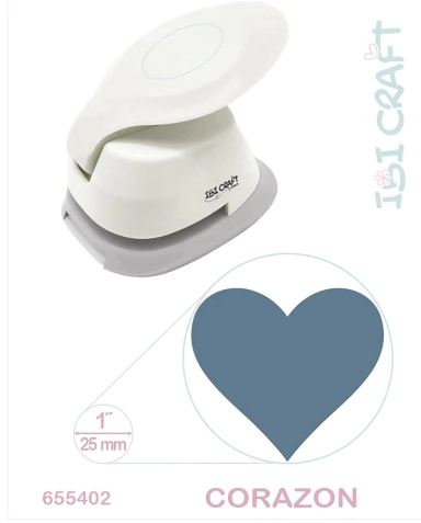 IBI CRAFT PERFORADORA ARTISTICA P/GOMA EVA 25mm 1" CORAZON