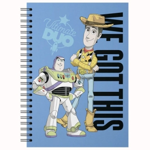 CUADERNO EZCO 16x21cm ESP TOY STORY x 80hjs RY