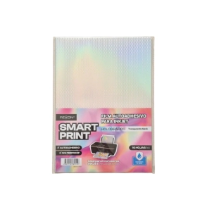 FILM REXON A4 AUTOADHESIVO HOLOGRAFICO TRANSP. MESH x 10hjs