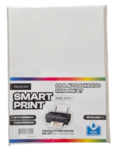 FILM REXON A4 AUTOADHESIVO PERLADO x 10hjs