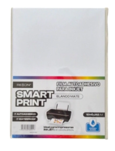 FILM REXON A4 AUTOADHESIVO BLANCO MATE x 10hjs