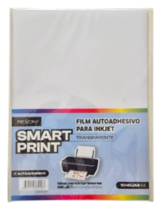 FILM REXON A4 AUTOADHESIVO TRANSPARENTE x 10hjs