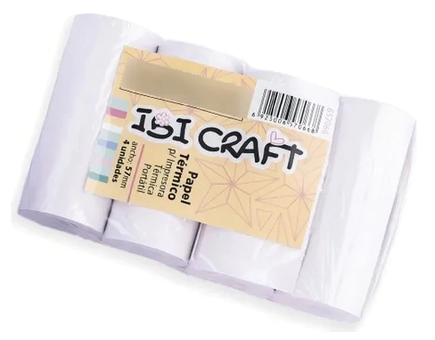 IBI CRAFT PAPEL P/IMPRESORA FOTOGRAFICO 4pcs x 5mts