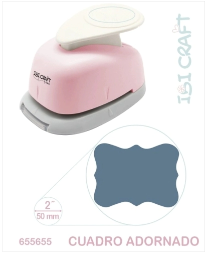IBI CRAFT PERFORADORA ARTISTICA 50mm 2" CUADRO ADORNADO