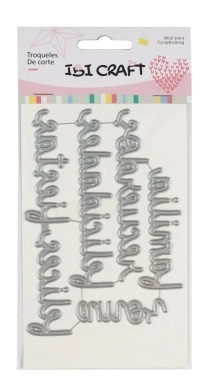 IBI CRAFT TROQUEL 4.25" FRASES FAMILIA