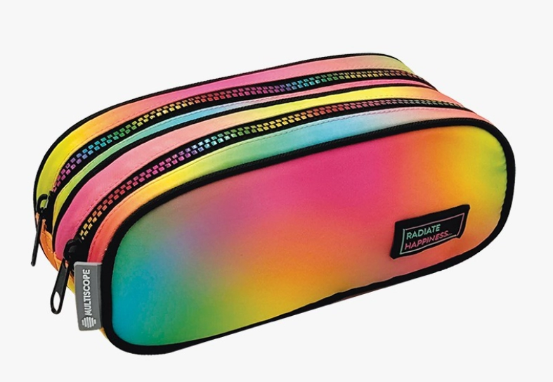 CANOPLA MULTISCOPE OVALADA D/CIERRE TELA RADIATE HAPPINESS