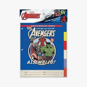 SEPARADOR MULTISCOPE Nº3 x 6hjs Y SOLAPA AVENGERS