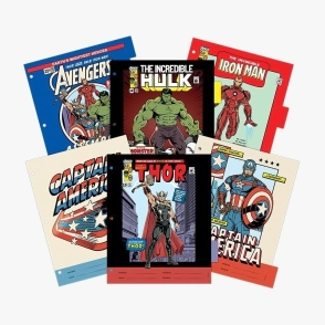 SEPARADOR MULTISCOPE Nº3 x 6hjs Y SOLAPA AVENGERS