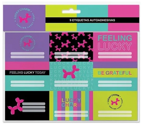 ROTULOS MULTISCOPE x 9u LUCKY CHARM
