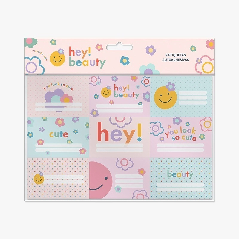 ROTULOS MULTISCOPE x 9u HEY! BEAUTY