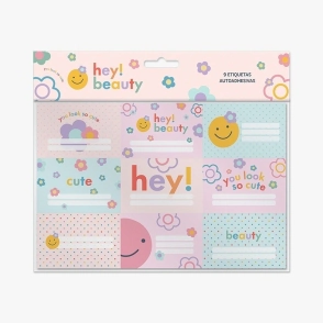 ROTULOS MULTISCOPE x 9u HEY! BEAUTY