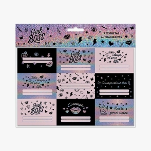 ROTULOS MULTISCOPE x 9u GIRL BOSS