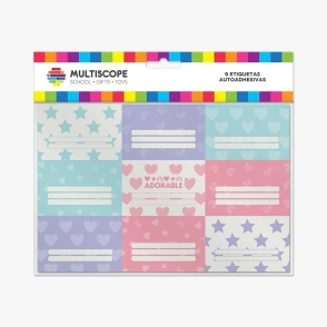 ROTULOS MULTISCOPE x 9u ADORABLE