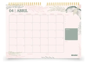 AGENDA MOOVING CALENDARIO 35x25 BOHO 2026