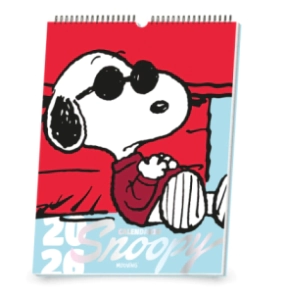 AGENDA MOOVING CALENDARIO 30x40 SNOOPY 2026