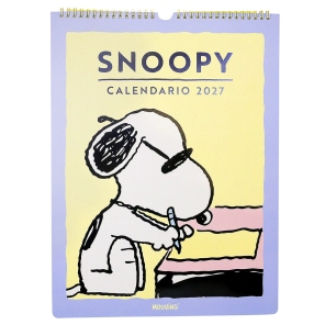 AGENDA MOOVING CALENDARIO 30x40 SNOOPY 2027