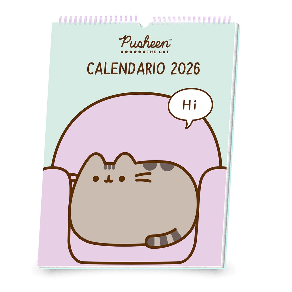 AGENDA MOOVING CALENDARIO 30x40 PUSHEEN 2026