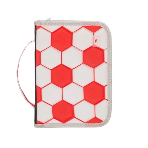 CANOPLA FILGO STARPAK RIGID / FUTBOL ROJO-BLANCO