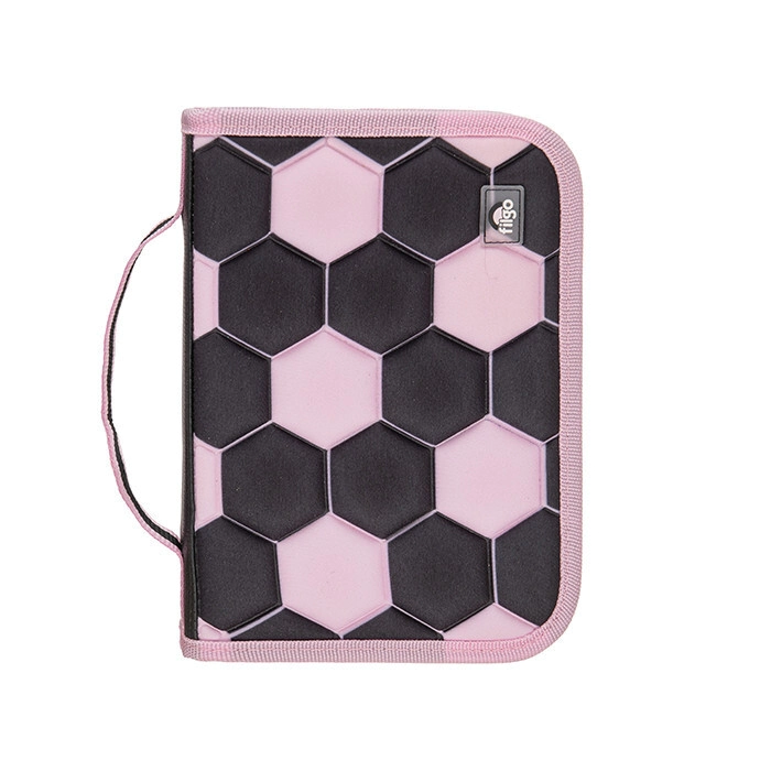 CANOPLA FILGO STARPAK RIGID / FUTBOL ROSA-NEGRO