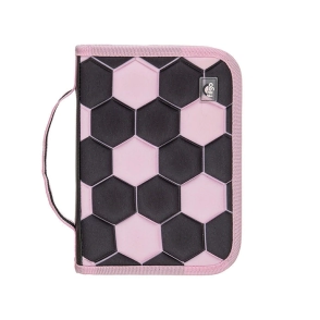 CANOPLA FILGO STARPAK RIGID / FUTBOL ROSA-NEGRO