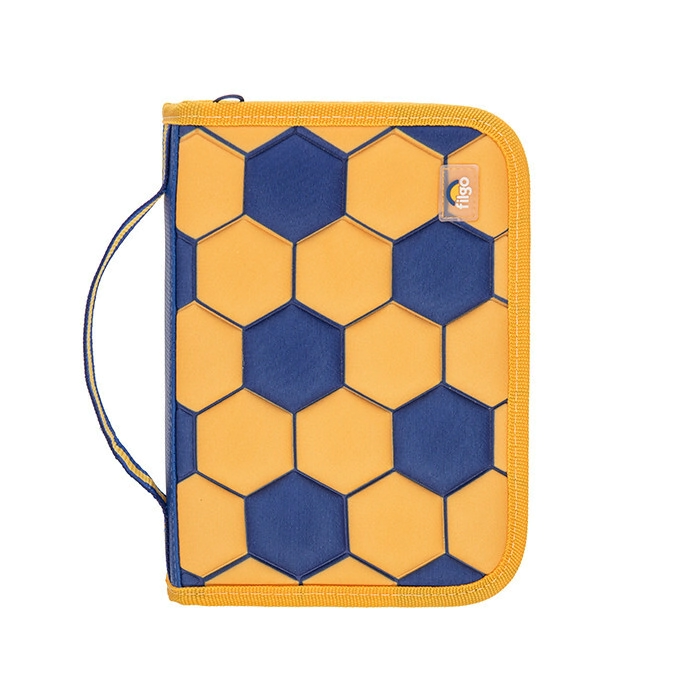 CANOPLA FILGO STARPAK RIGID / FUTBOL AMARILLO-AZUL